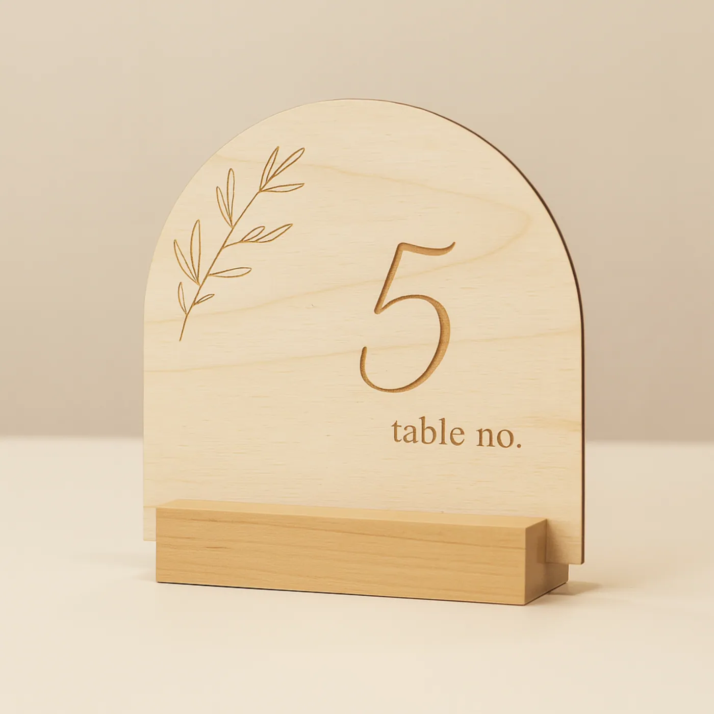 Kit 10 números de mesa: foto 1 de 2