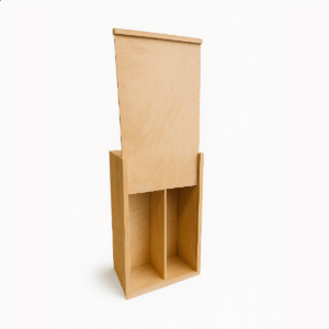 Caja para 2 botellas triplay - Imagen 3